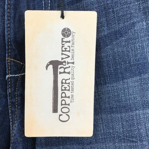 New Copper Rivet Relaxed Straight Jeans Mens size 32x32 - Picture 10 of 14